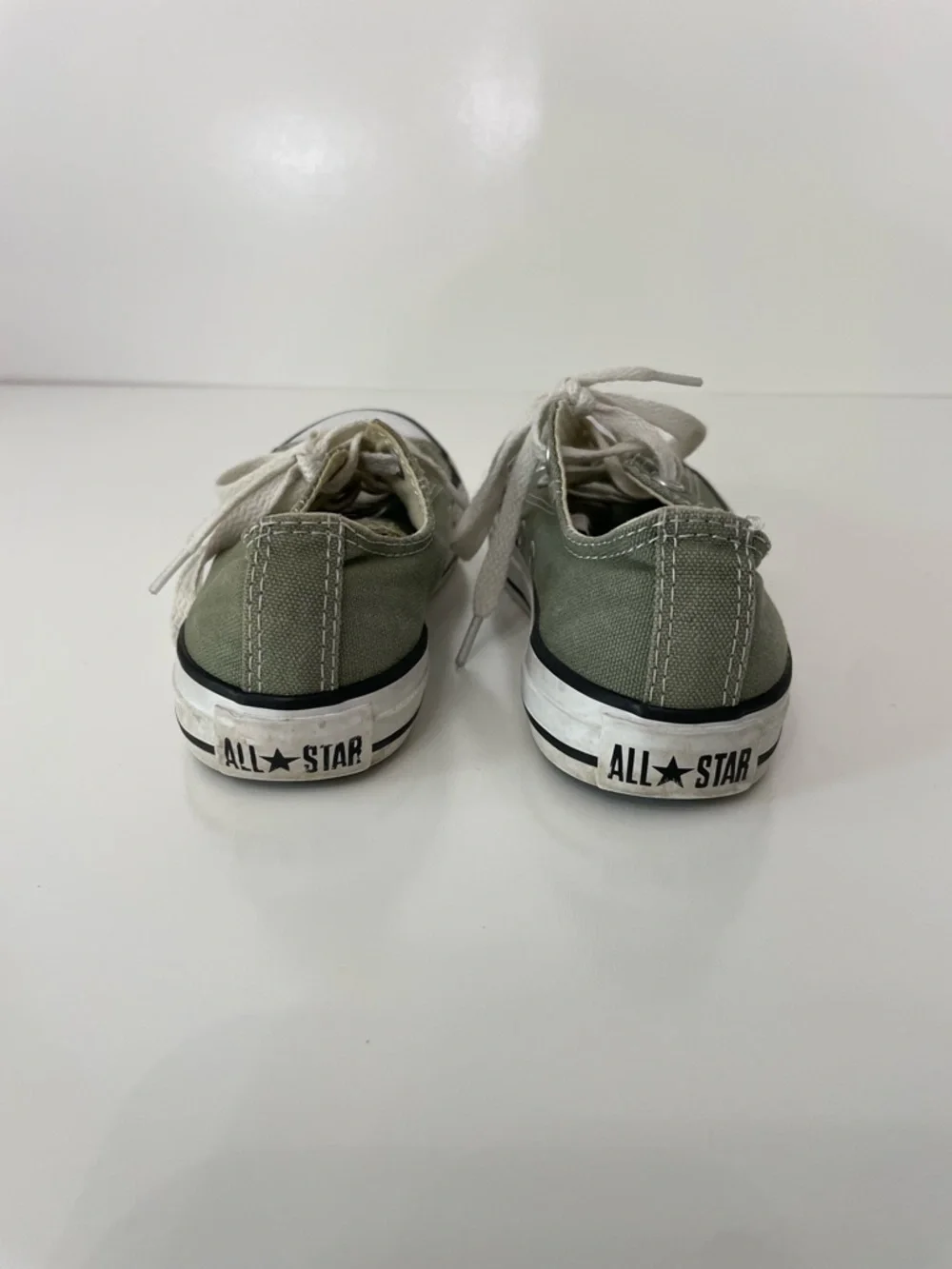 Converse All Star Low-Top Light Green Canvas Sneakers Kids 13Y Streetwear Indie